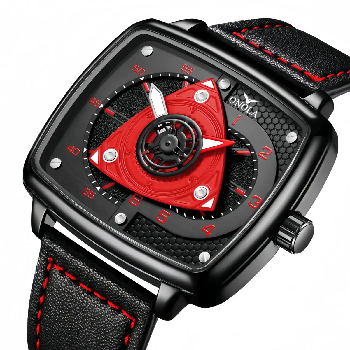 Onola Men Black Red Racing Watch — product image 6