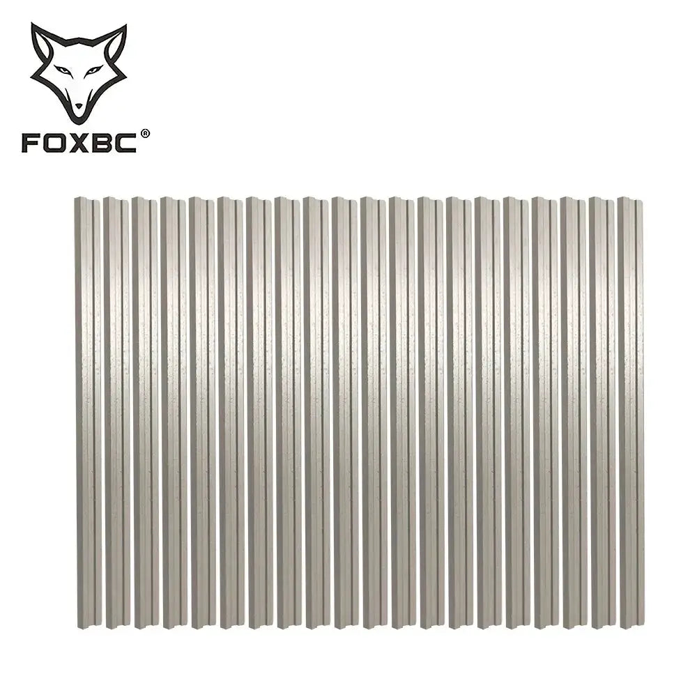 FOXBC 20 Pcs 82mm Electric Planer Blades HSS Knives Set