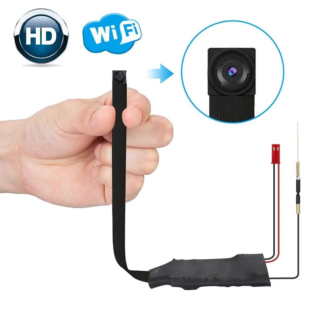 HD WiFi Mini Camera DIY Module Home office Security Nanny Cam 3000mAh Alarm Remote viewing Camera With Motion Detection,App
