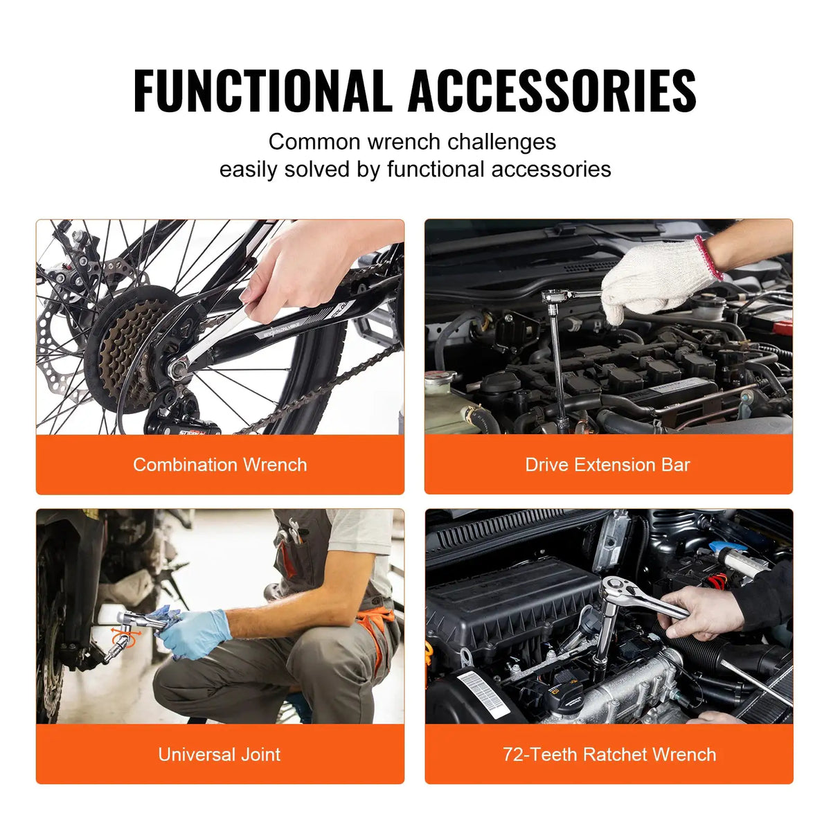 Heavy Duty Mechanic Tool And Socket Set — product view 4