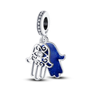 Sterling Silver Inlaid Zircon Beads