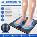 EMS Foot Massager Pad Relief Pain Relax Feet Acupoints Massage Electric Muscle Stimulation Improve Blood Circulation Relax Feet