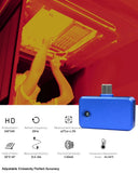 Thermal Camera for Phone 96x96 IR, 240x240 Super Res, -20~600°C, USB-C Android/iOS, 15 Palettes, 40mK, Manual Focus