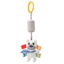 Sensory Plush Animal Rattle and Teether Toy for Babies