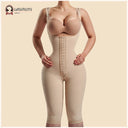 Colombian Mid-length Shapewear with Crotch Zipper & Straps