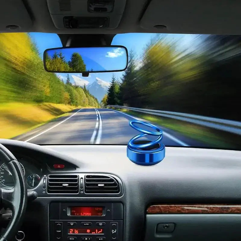 Solar Car Air Freshener Aromatherapy Decor for Vehicles