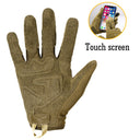 Tactical Gloves: Touch Screen Full Finger Anti-Skid Mittens