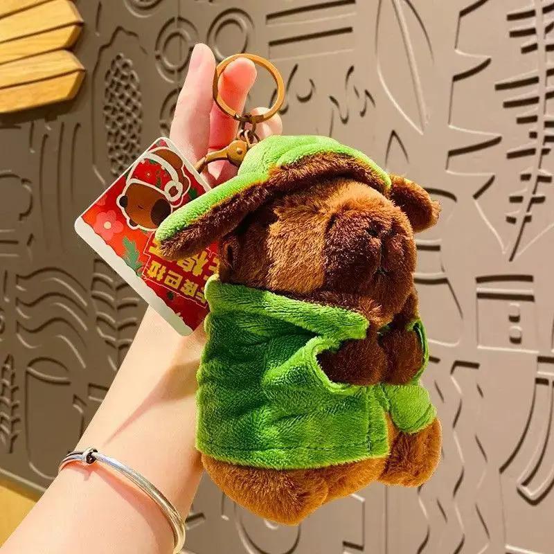 Capybara Plush Keychain Bag Charm Gift For Animal Lovers