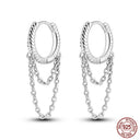 Charm Double Hoop Earrings