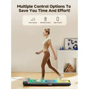 2-In-1 Under Desk Treadmill With App Control LED Display