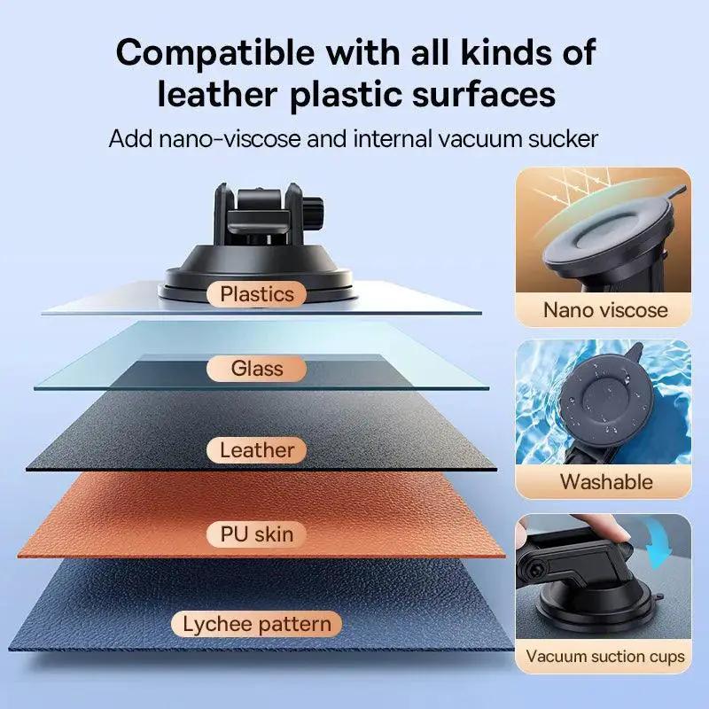 Car Phone Holder Secure Vent Mount For IPhone Samsung