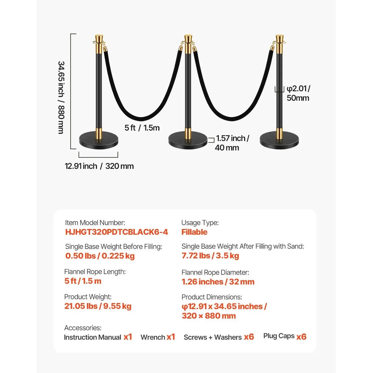 Stanchion Posts With Velvet Ropes Set — product image 8