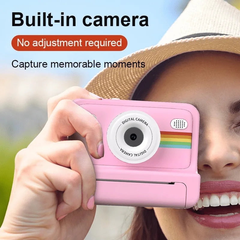 Portable instant digital camera prints