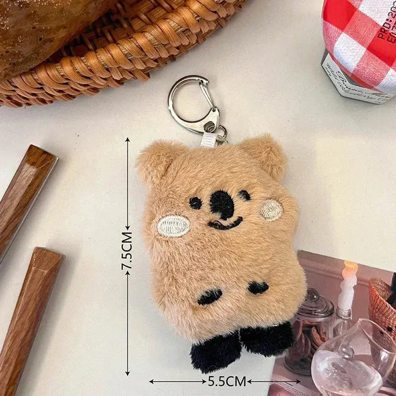 Soft Capybara Plush Keychain for Bags — product view