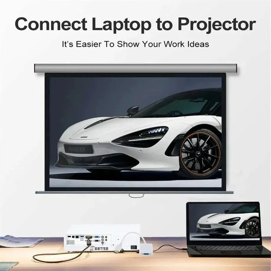 HDMI to VGA Cable Adapter 1080P Enhance Viewing Experience