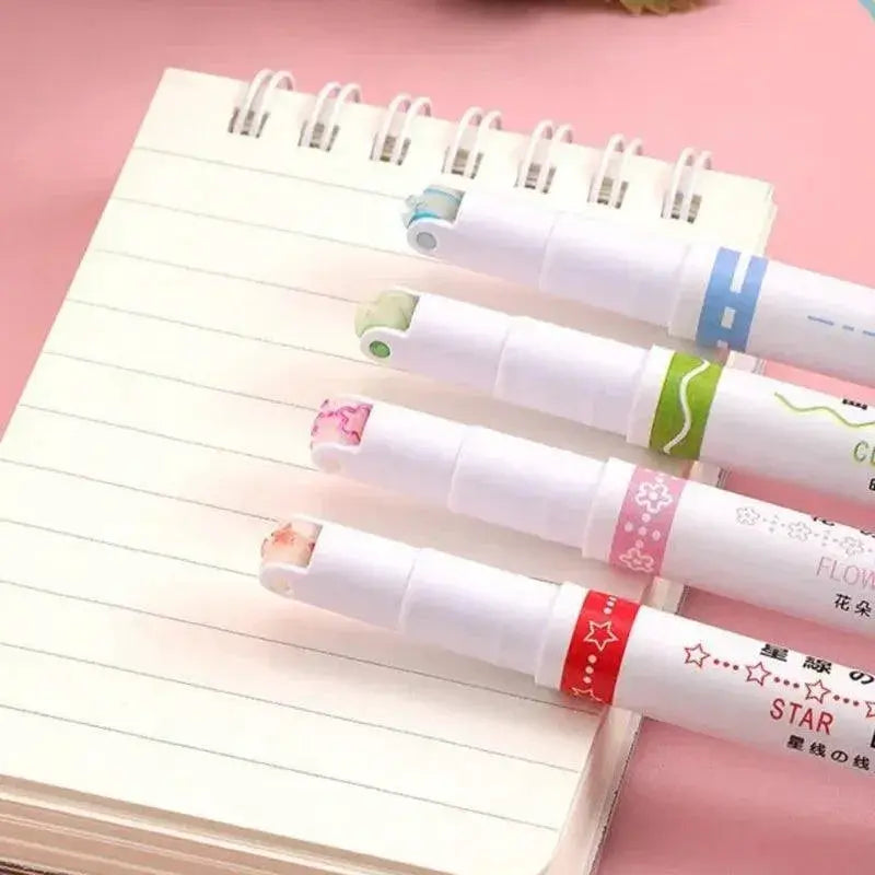 Floral Fantasy Highlighter Pens For Joyful Stationery