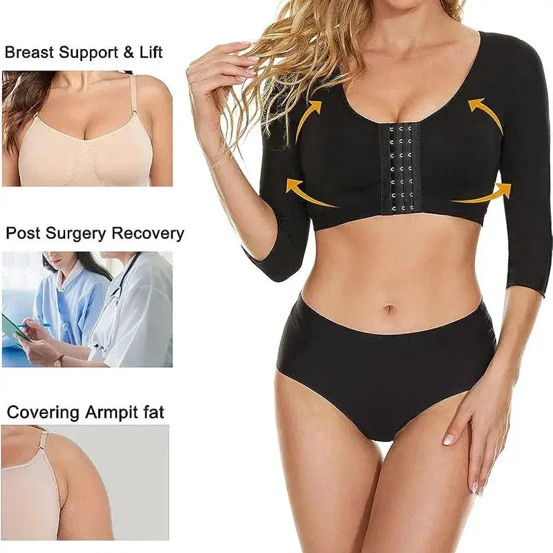 Slimming Arm Shaper Tops For Women Compression Shapewear