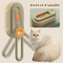 3 In 1 Water Steam Cat Brush Electric Spray Grooming Tool