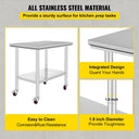 Succebuy Stainless Steel Kitchen Worktable