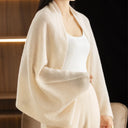 Wool Cashmere Knit Winter Scarf