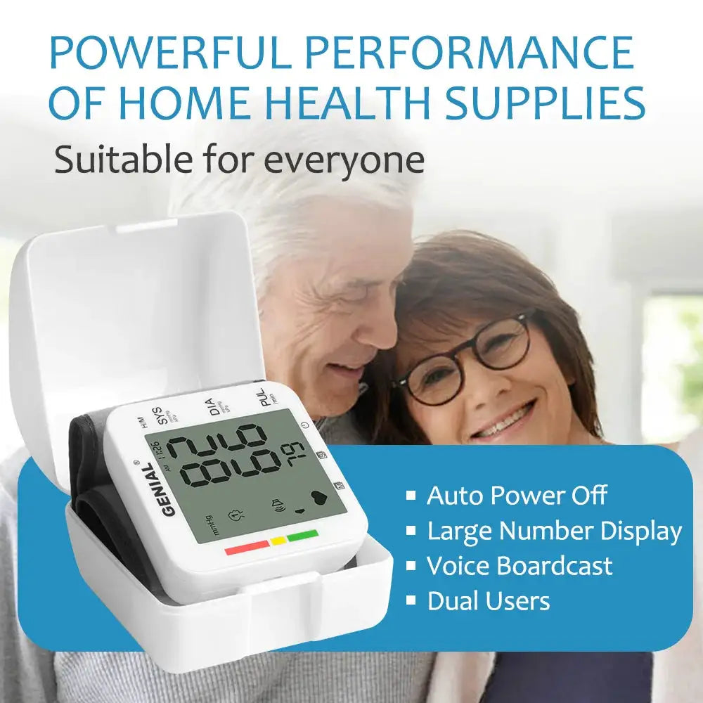 Blood Pressure Cuff Wrist, Universal Bp ) Large LCD Display — product view 6
