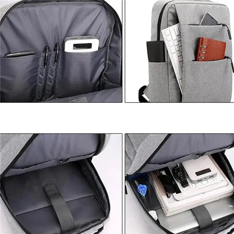 Men's Waterproof Laptop Backpack With USB Charging 2024