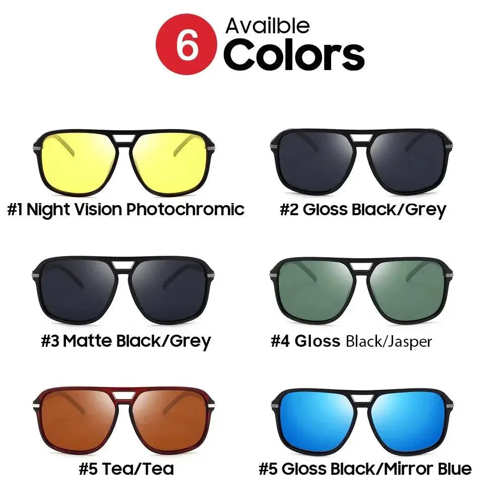 Photochromic Polarized Sunglasses For Men With UV Protection