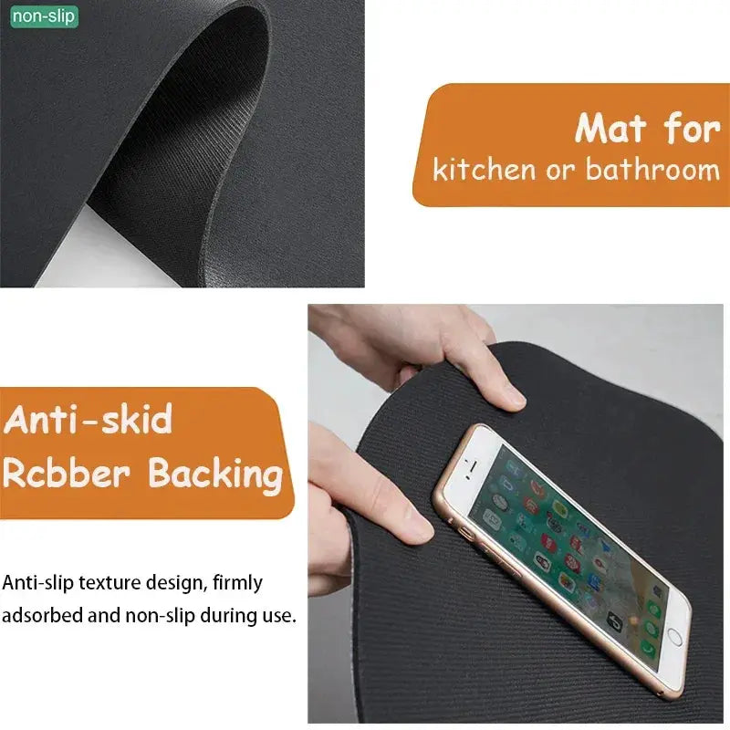 Kitchen Mat Super Absorbent Quick Dry Non Slip