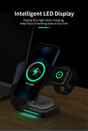 Magnetic Wireless Charger - Charges 3 Devices