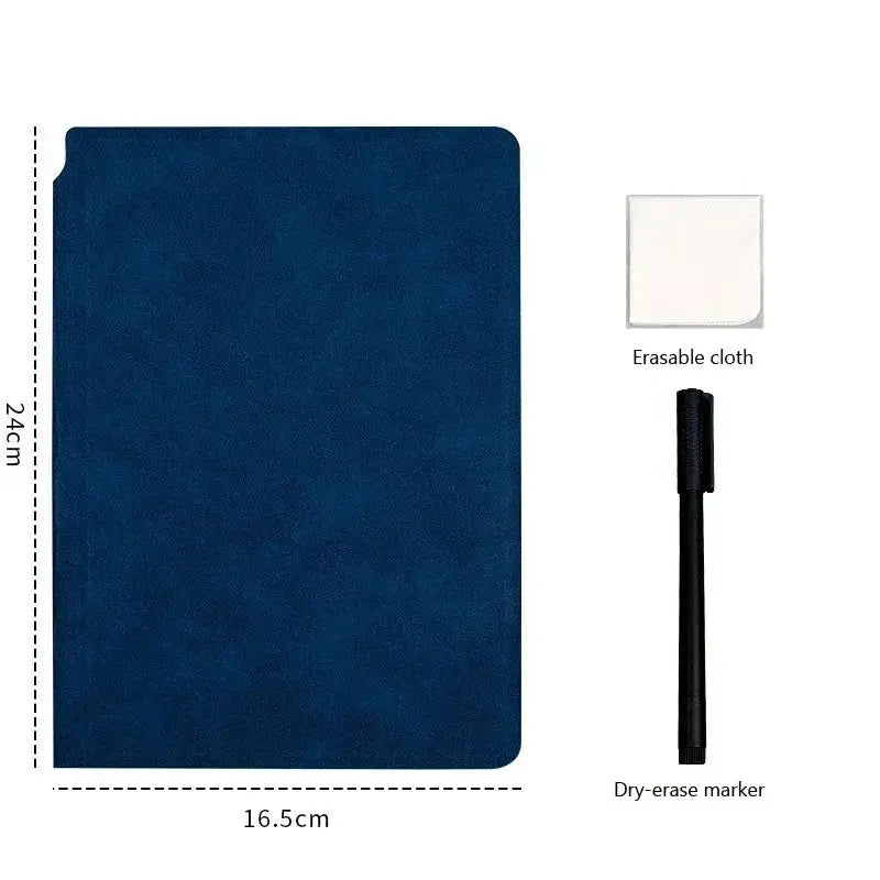 A5 Reusable Whiteboard Notebook With Free Pen And Dry Erase