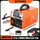 HITBOX HBM200 Portable Gasless MIG Welder