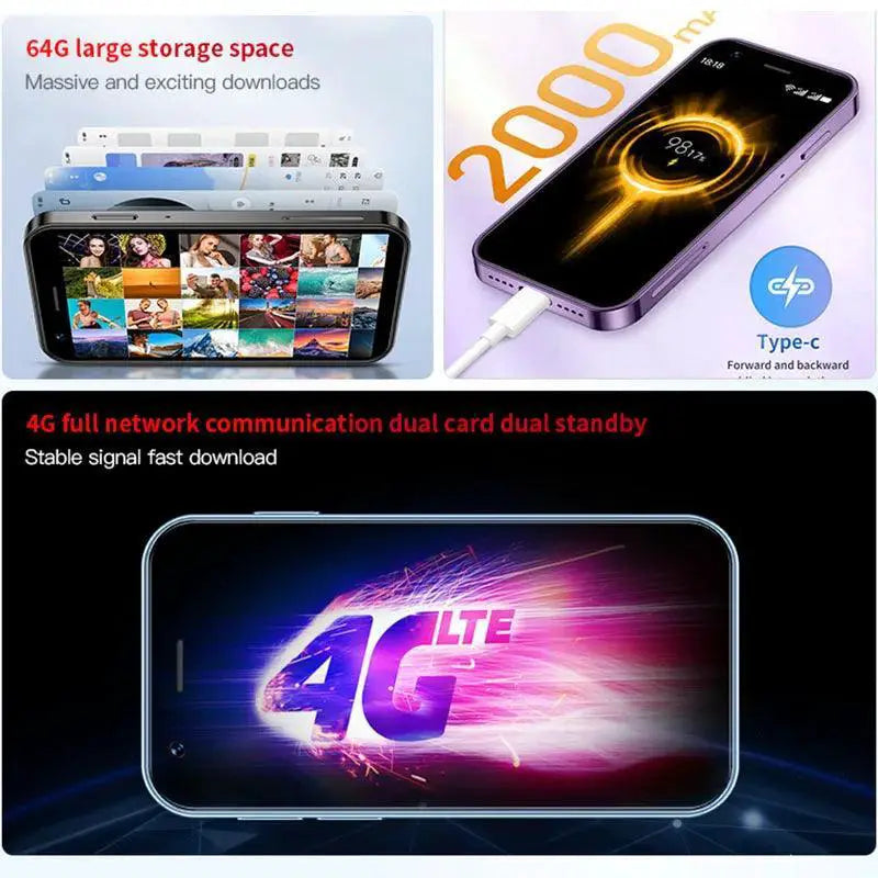 Compact SOYES XS16 Mini Smartphone Android 10 Dual SIM 4G