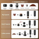 Portable Coffee Machine, Self Heating Italian Espresso Machine