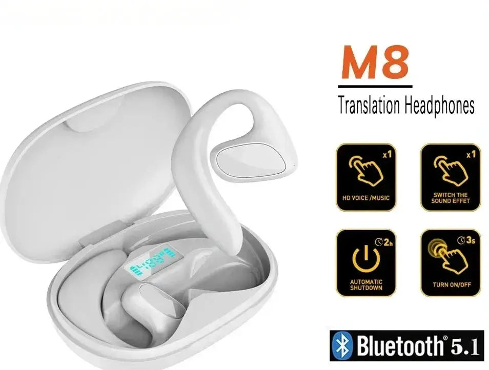 Wireless Translator Earbuds Bluetooth Real Time Translation