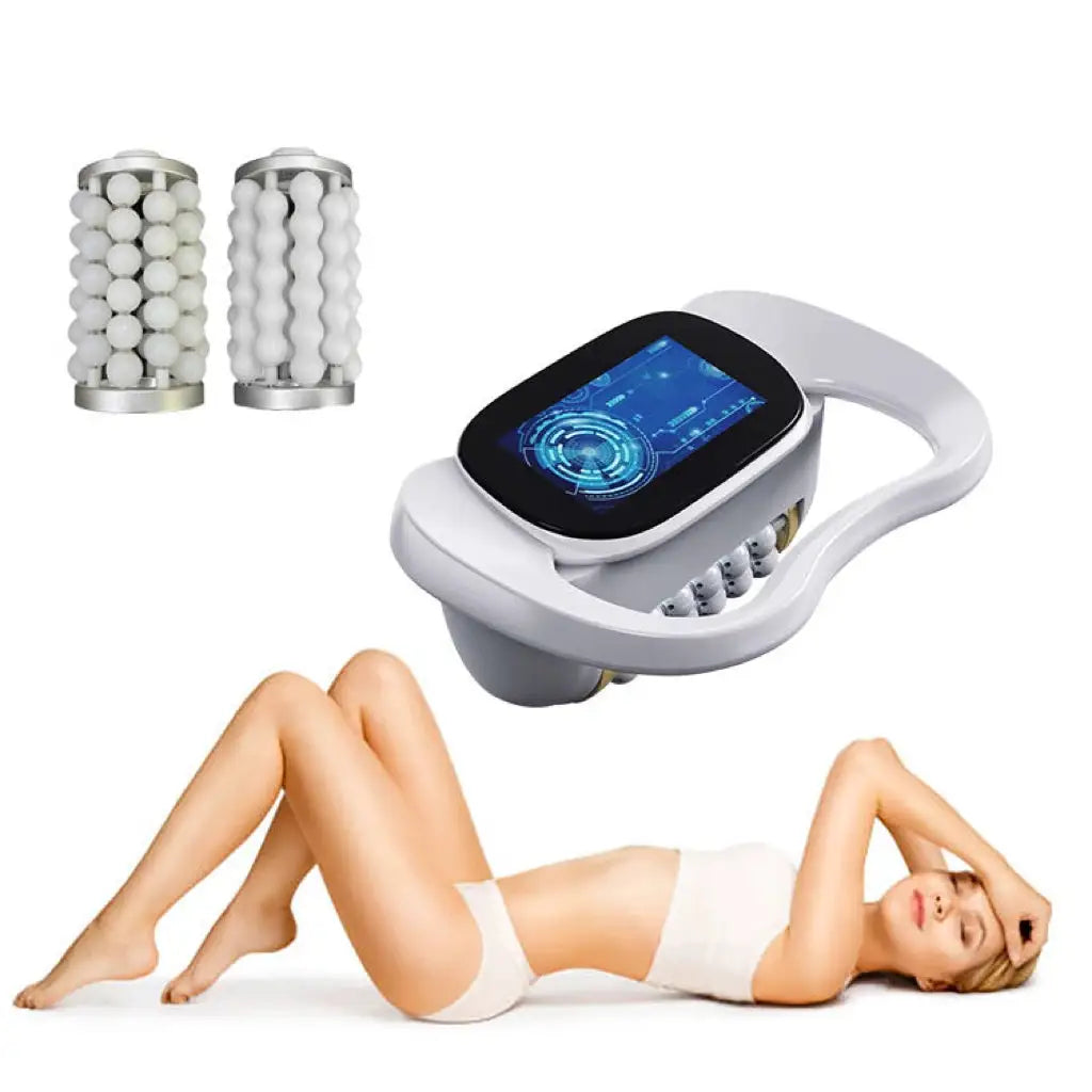 Portable Handheld 360 Rotation Roller Body Massagers Inner Ball Vacuum Massage for Cellulite Reduction Weight Loss Foot Massager