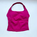 NCLAGEN Gym Halter Top Longline Strappy Yoga Wear