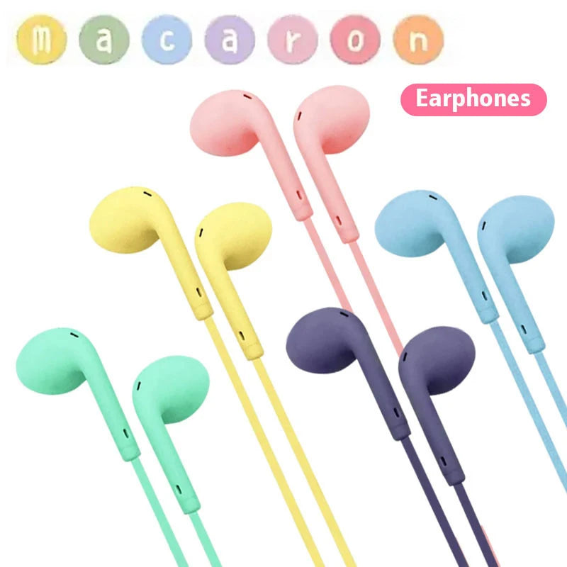 Pastel Wired Earbud Set