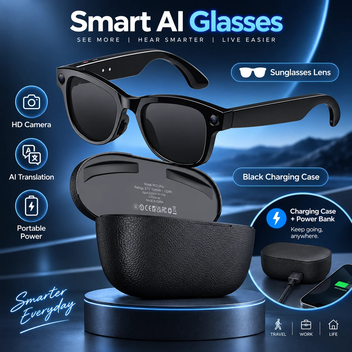 2026 Smart AI Glasses Camera