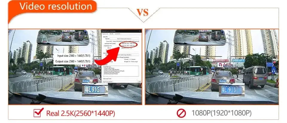 Clear Dash Cam for Drivers Parking — product view 11