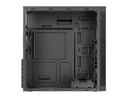 DIYPC ATX Mid Tower Black Steel Case