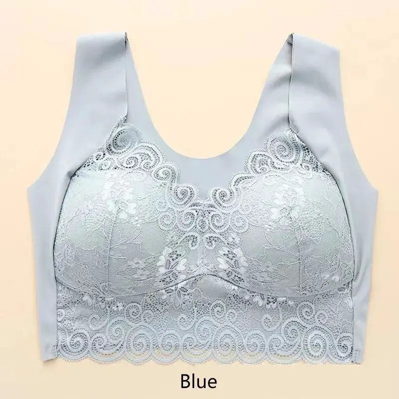 Blue Lace V Neck Camisole Set For Elegant Comfort Sizing