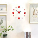 Frameless Wall Clock - Silent Acrylic Decor