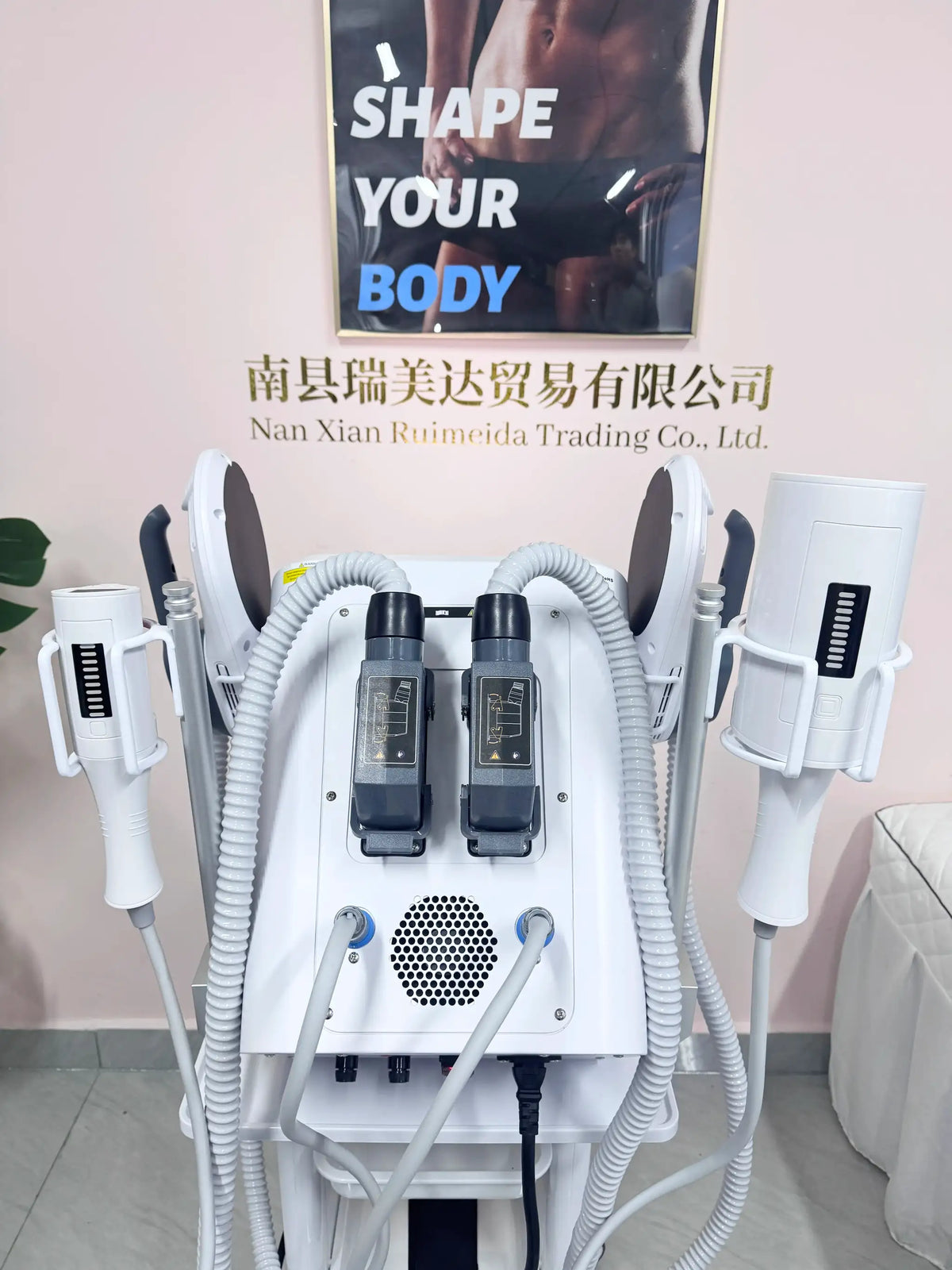 EMS Vacuum Inner Ball Roller 360 Degree Rolling Cellulite Massage Weights Loss Machine Body Muscle Body Slimming Fat Removal