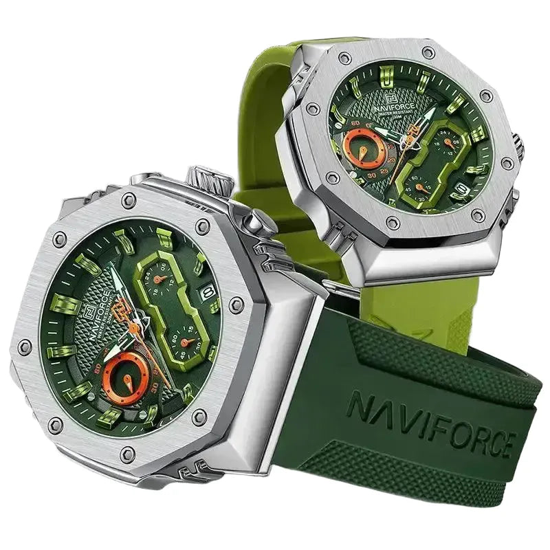 Naviforce Stylish Sports Chronograph Watches For Couples - OurLum.com