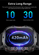 Military GPS Tracker Smart Watch Men IP68 5ATM