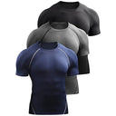Compression T Shirt Men Summer Sportswear Gym Tee