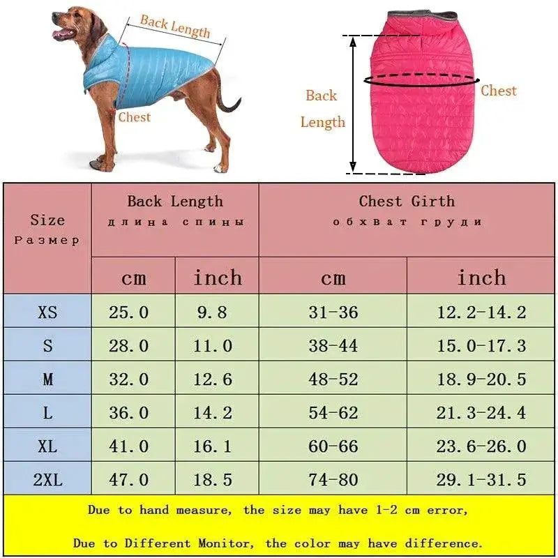 Reflective Reversible Coat For Chihuahua French Bulldog