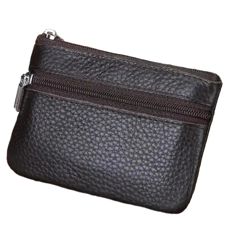 Durable Leather Wallet for Men and Coins — product view 1