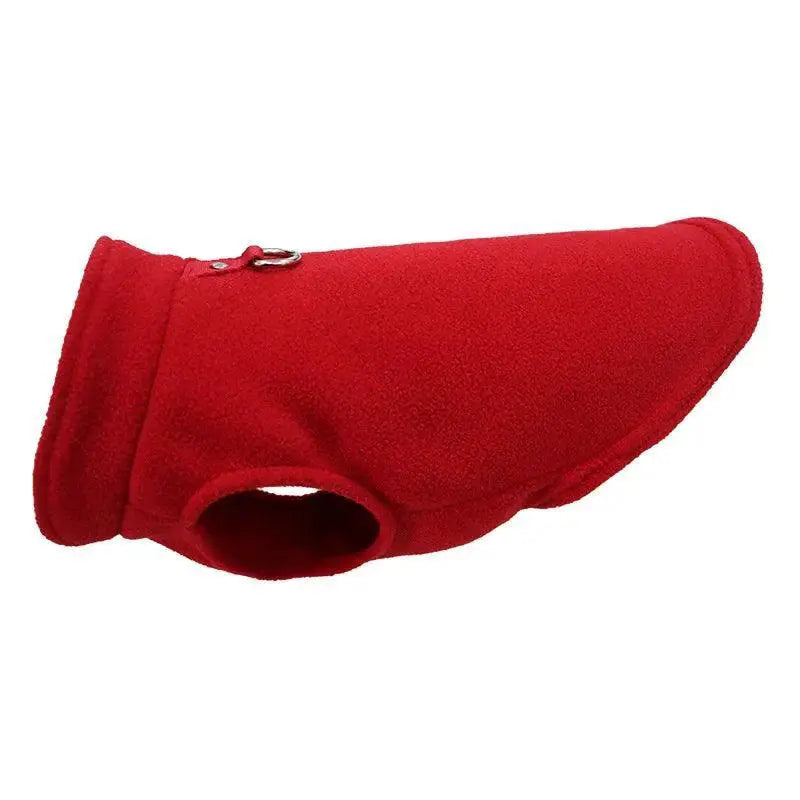 Warm Fleece Dog Jacket Vest Cozy Stylish Pet Clothing
