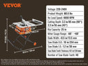 VEVOR Table Saw 10 Inch 8 Amp 25 Inch Rip Capacity Tool